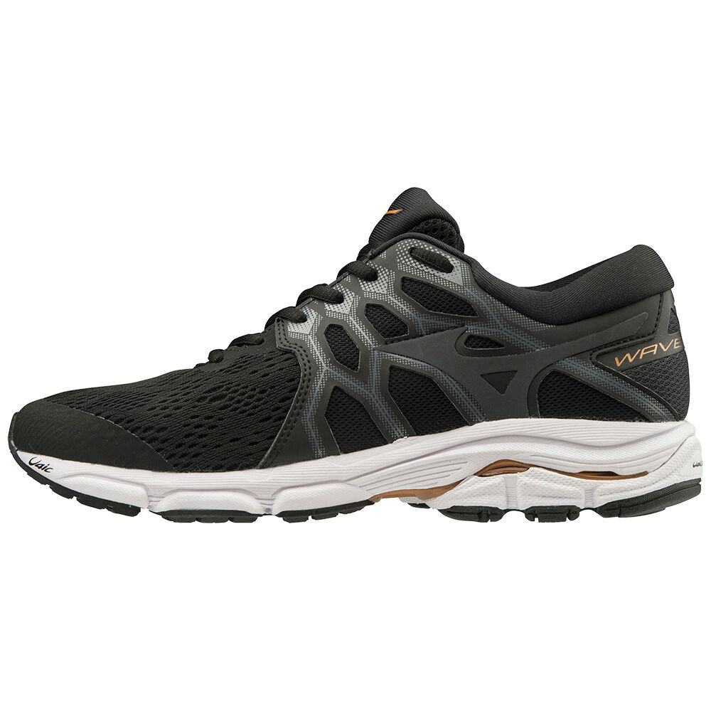 Sapatilhas Running Mizuno Wave Equate 4 - Homem - Pretas/Cinzentas - URLEZ0875